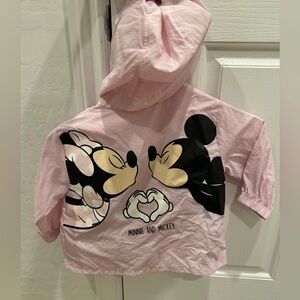 Zara Minnie Mickey Disney jacket toddler girl 12-18 months